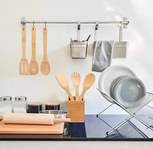 Hot Selling Kitchen Utensils Set Wooden Bamboo Utensils for Cooking