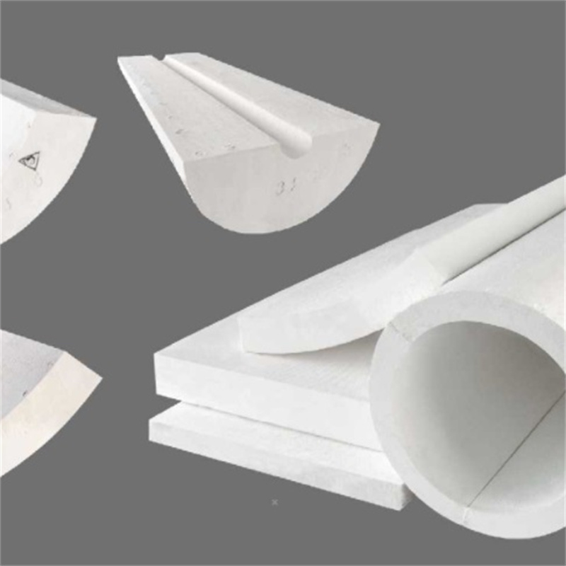 Low Thermal Conductivity Insulation Material Calcium Silicate Pipe for Construction