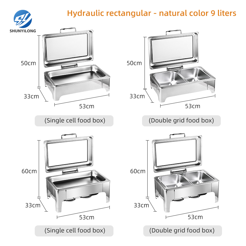 Wholesale Stainless Steel Electric Food Display Chafer Dish Restaurant Equipment