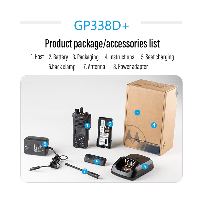 Портативная рация GP338D+ с экстренным вызовом