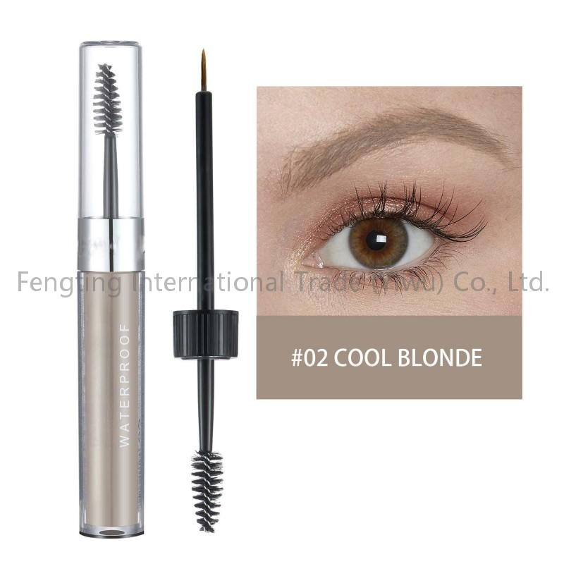 Waterproof Eyebrow Setting Gel Enhancer Wholesale Eye Brows Extensions Enhancer Double Head Liquid Tinted Eyebrow Gel