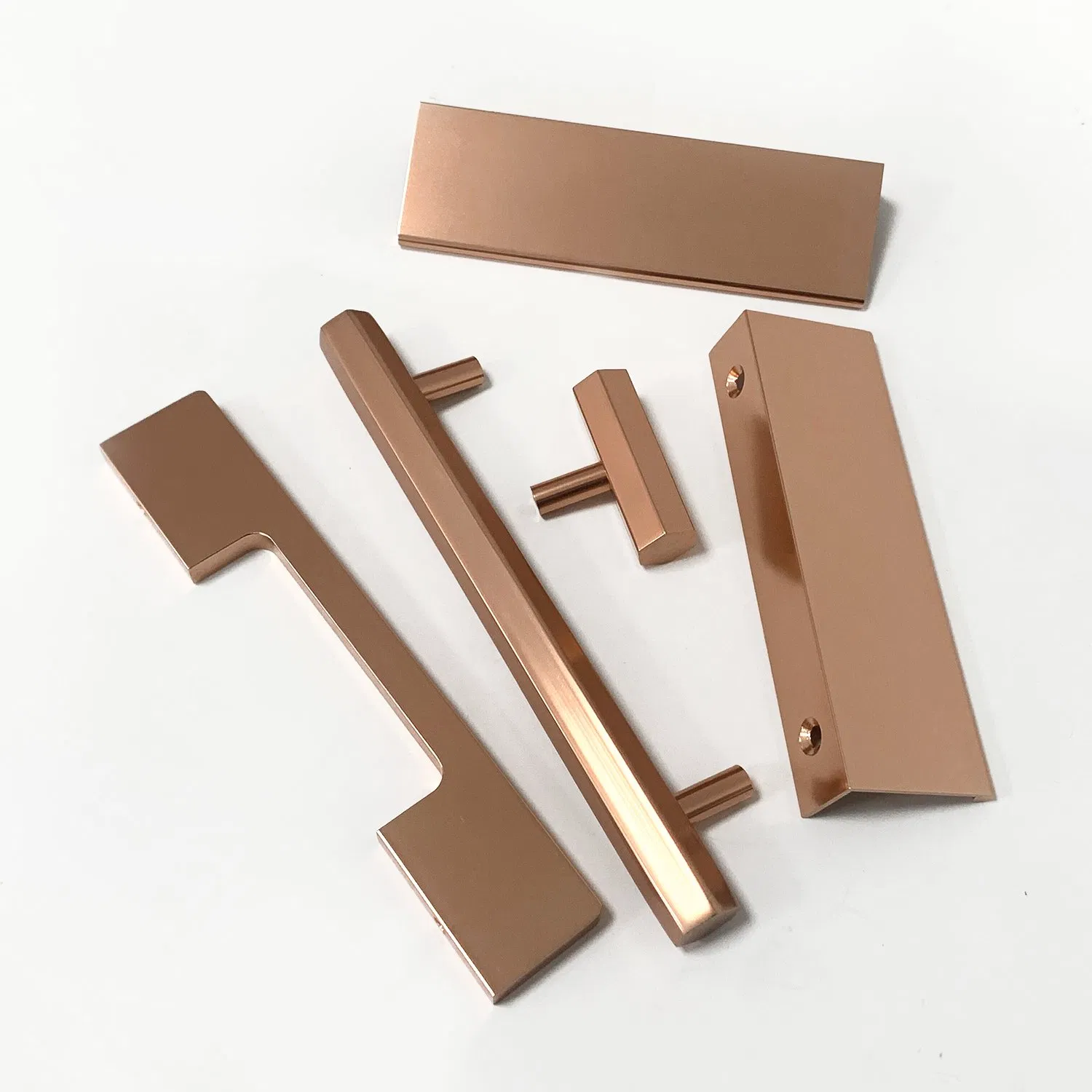 Kitchen Cabinet Handles, Rose Gold Drawer Pull Handles, Modern Cupboard Bow Pulls, Furniture Door Pull Handles, Wardrobe Door Long Handle, Aluminum Hardware
