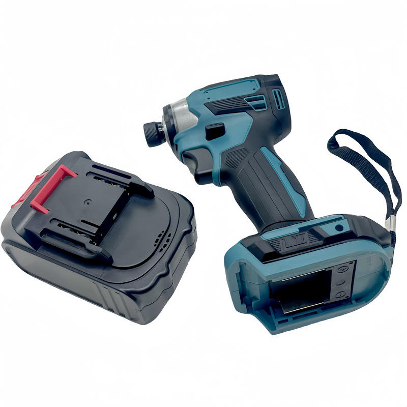 Cisivis 21V 180nm Brushless Cordless Impact Screwdriver Lithium Battery Powered with LED Light for Mechanical Maintenance