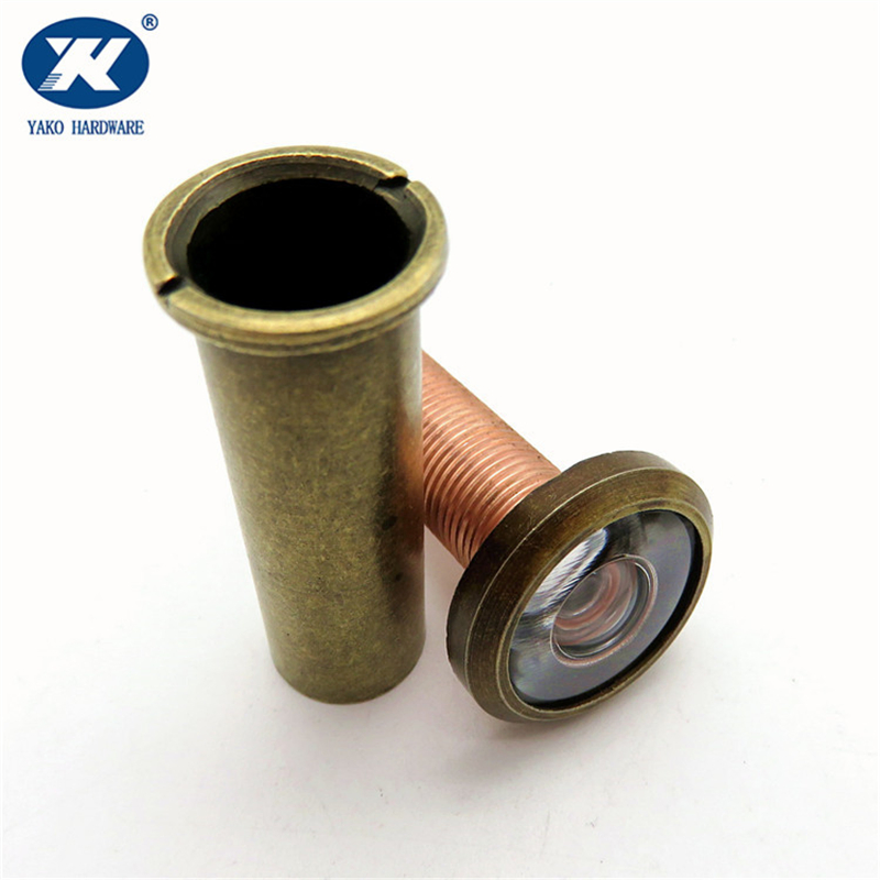 Security Zinc Alloy Deluxe Door Knocker View Angle Door Knocker