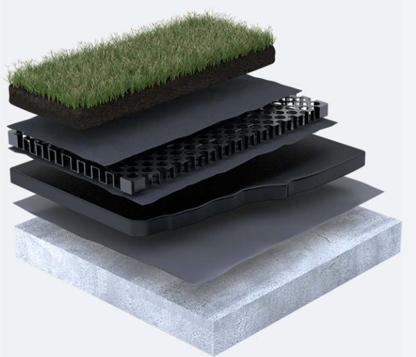 Eco-Friendly Construction Waterproof Dimple Membrane Drain Mat Plastic Sheet HDPE Drainage Board Waterproof Roll Material 3.0mm