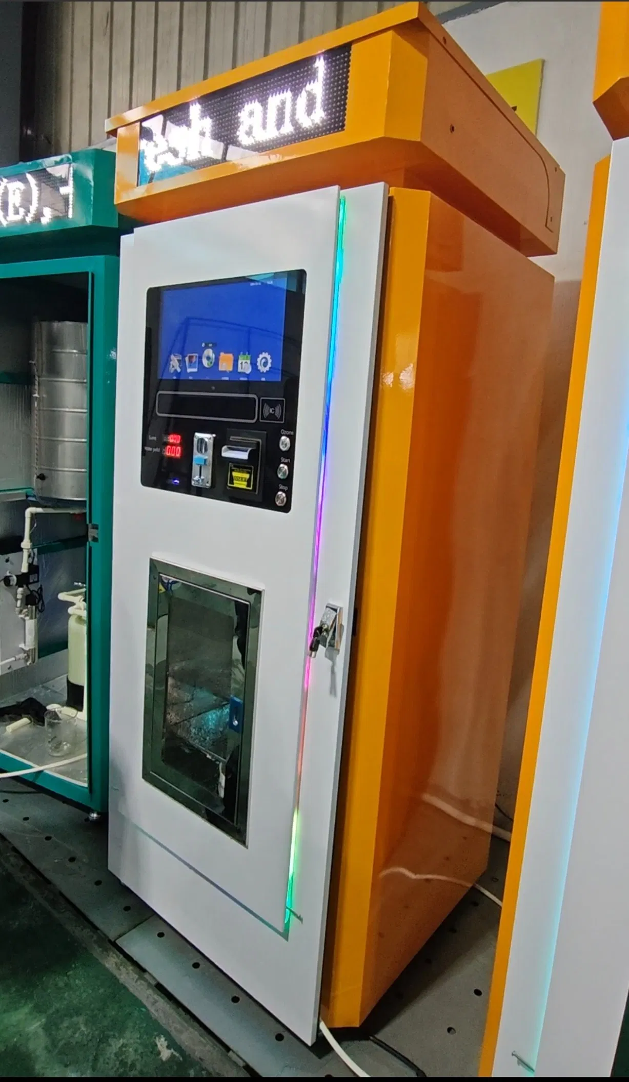 Commercial RO Purified Automatic Coin Cold Drinking Water Vending Machine for Qr Code Alkaline Water Sparking Water Mineral Water Dispenser Sale