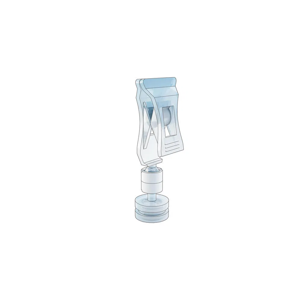 Price Sign Clamp "Sign Clip" with Small Magnetic Foot, Tall Version Price Labelling Displays Price Displays Sign Clips