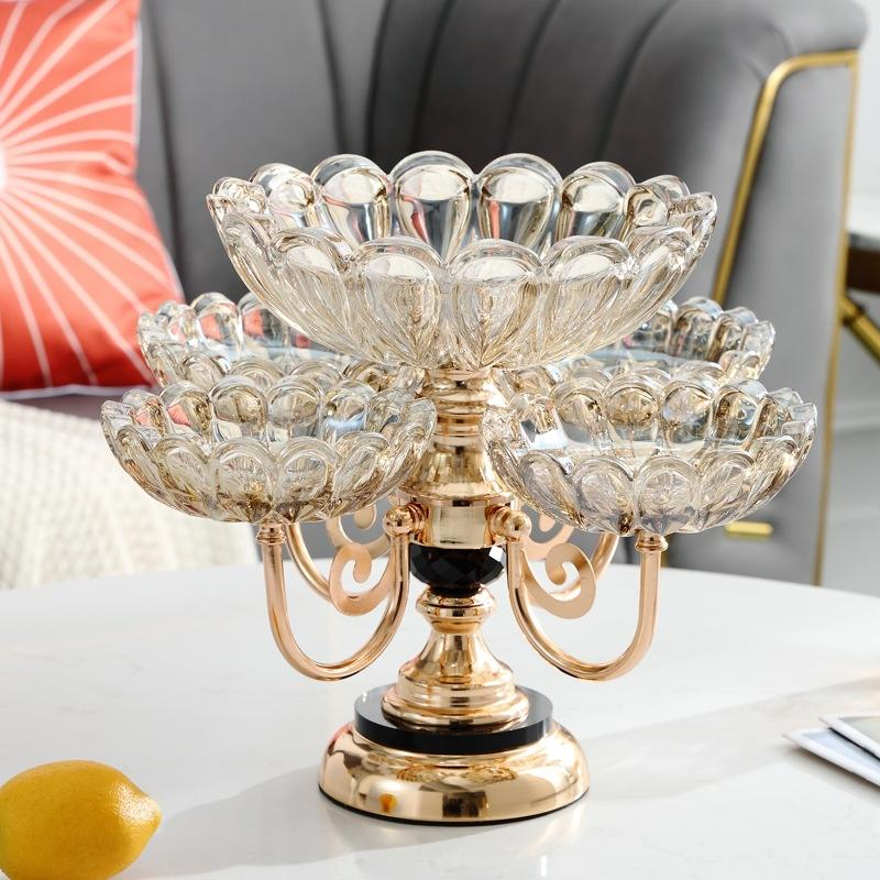 Elegant Modern Decor Tray for Stylish Glass Fruit Display