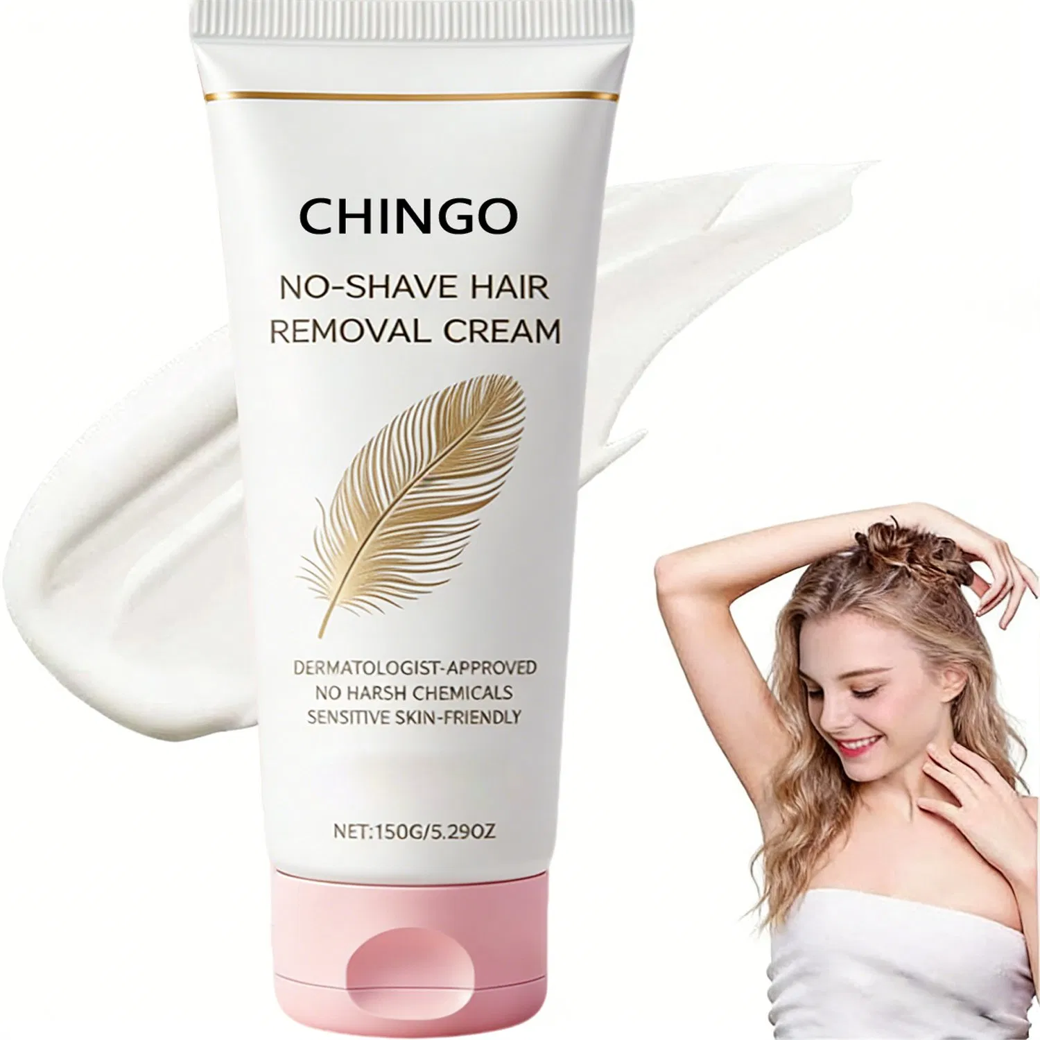 Delicate Hair Removal Cream Gently Erases Unwanted Hair Thoroughly