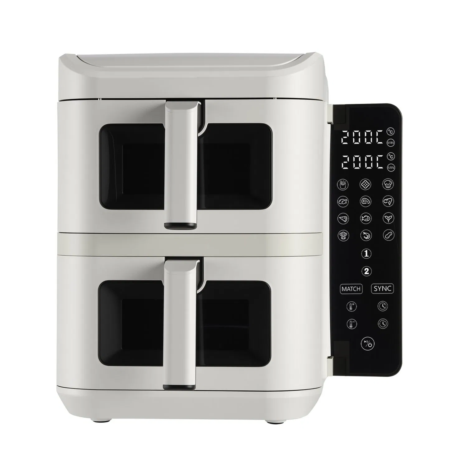 Household Air Fryer with 11L Visble Window Foldable Screen Air Fryer