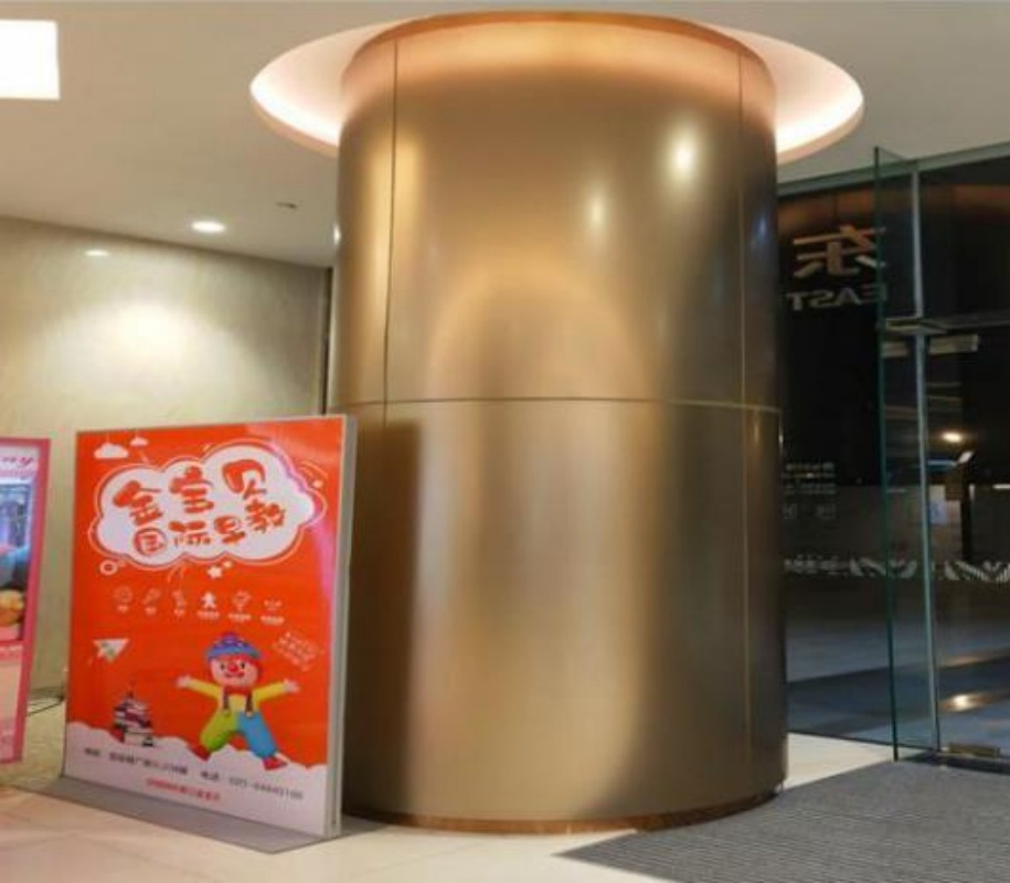 ODM OEM Aluminium Construction Profile Aluminum Cylindrical Decoration for Curtain Wall