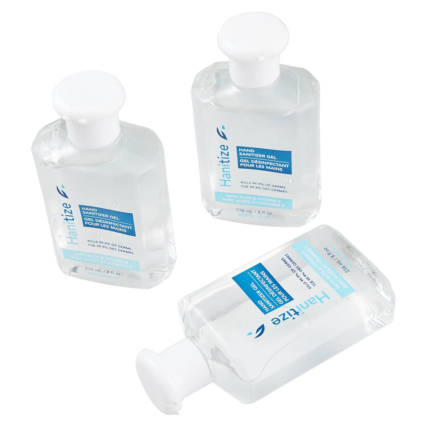 75% Alcohol High Quality Waterless Hand Sanitizer Gel 8 FL. Oz