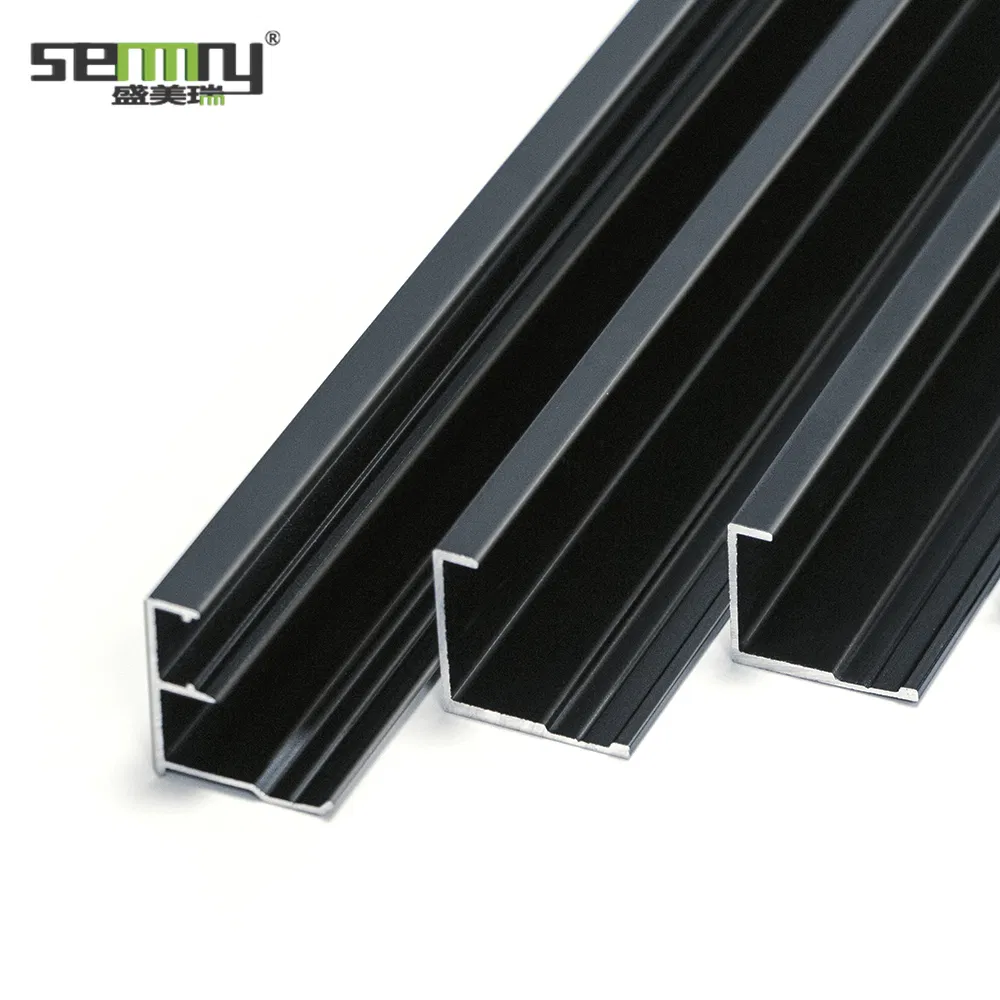 Cool Fashion Brushed Aluminum Extrusion Exterior Protector Strips Aluminum Tile Trim Accessories