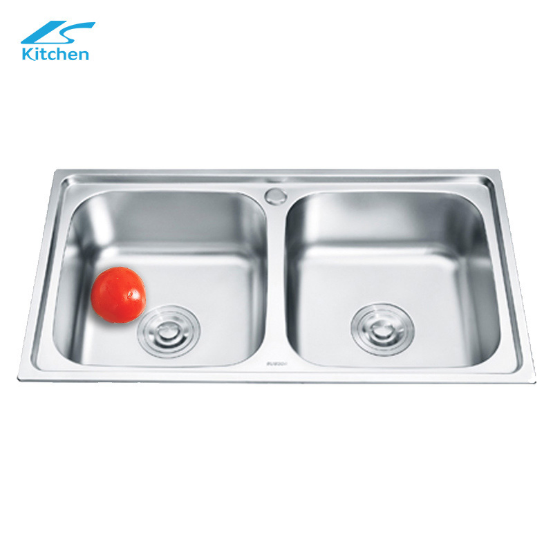 Wholesale Double Bowl 304 Stainless Steel Undermount Kitchen Sink From Chinese Factory