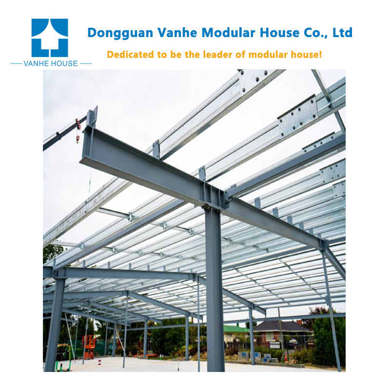 Custom Design Modern Design Rain Resistance Modern Light 2 Floor Steel Structure Warehouse