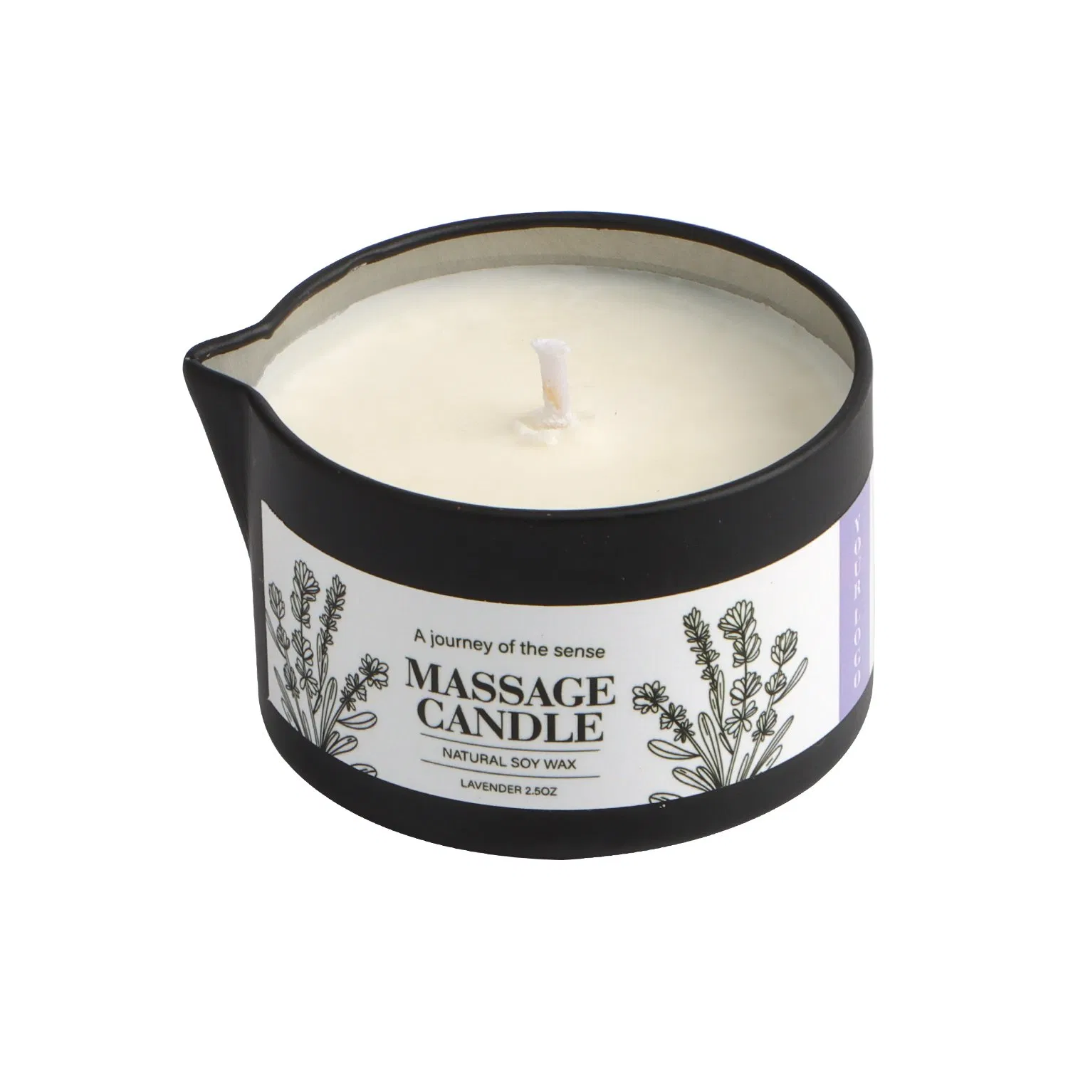 Custom Logo Aromatherapy Soy Wax Relaxing Scented Candle for Home Decor