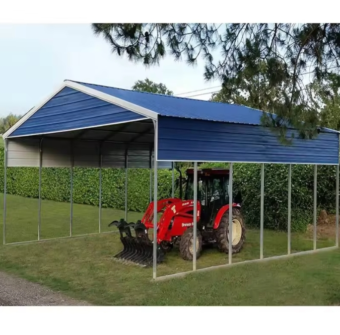 Cheap Steel Structure Carport Car Garage Garage Storage Shed Carport