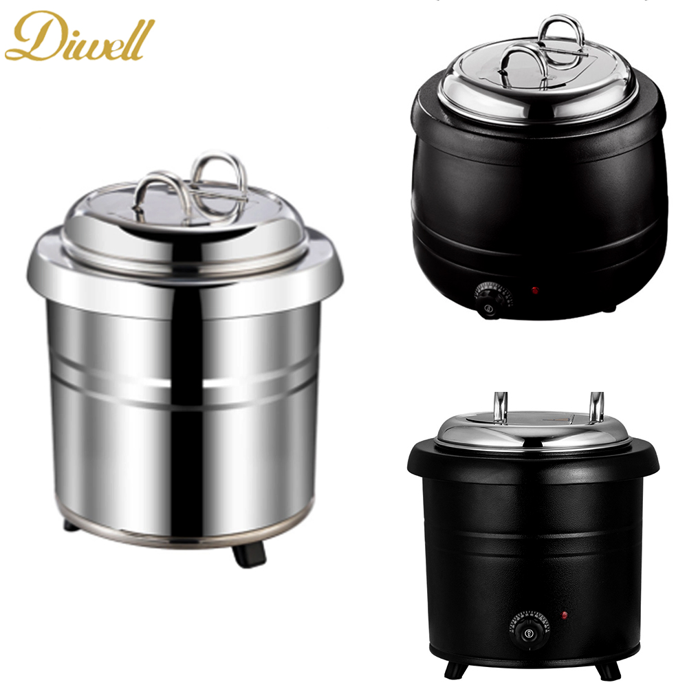 Manufacturer Serveware Kitchen Appliance Round Buffet Countertop Soup Warmer Container China