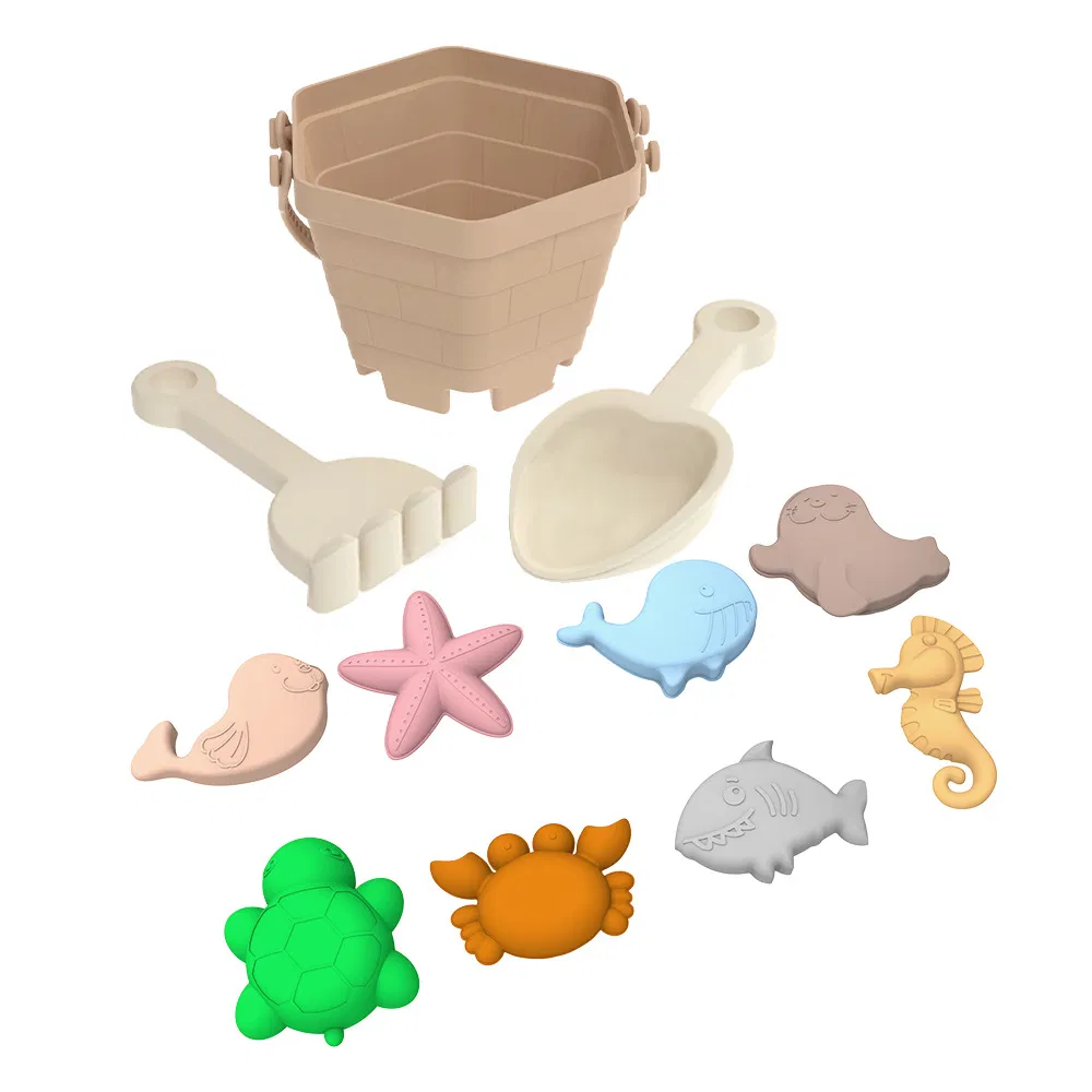 Versatile Beach Toy Set: Shovel, Bucket, and Sand Tools for Kids