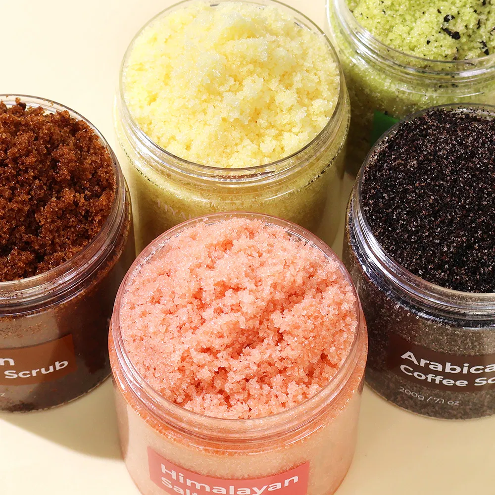High Quality Turmeric Body Scrub Coffee Himalayan Salt Body Scrub Set for Exfoliating and Whitening Skin Face Body Scrub