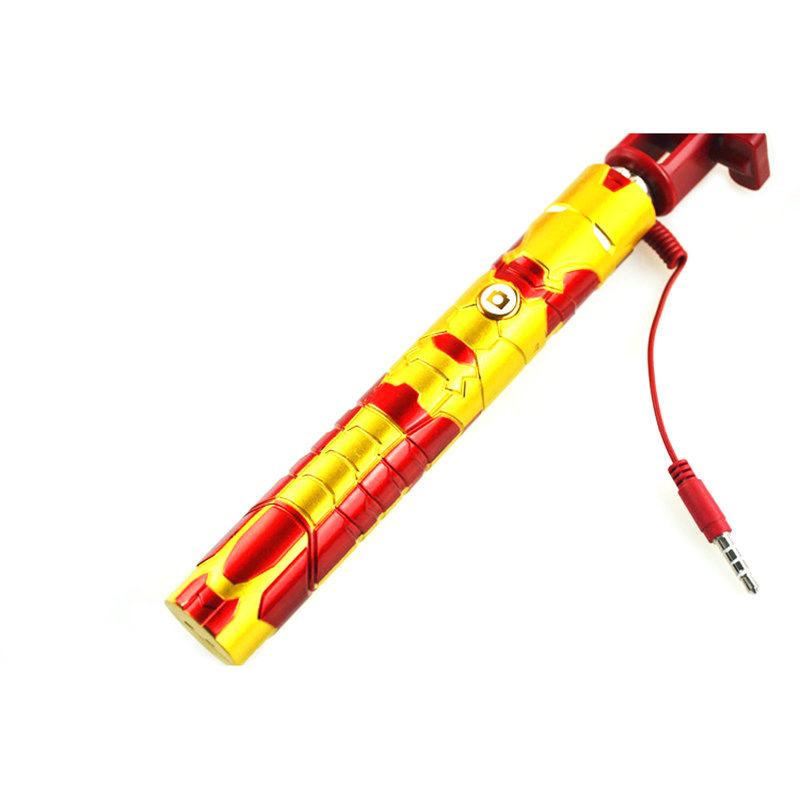 Монопод для селфи Iron Man с проводным управлением