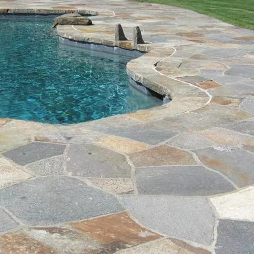 Natural Rusty Slate Flooring for Swmming Pool Surrounding