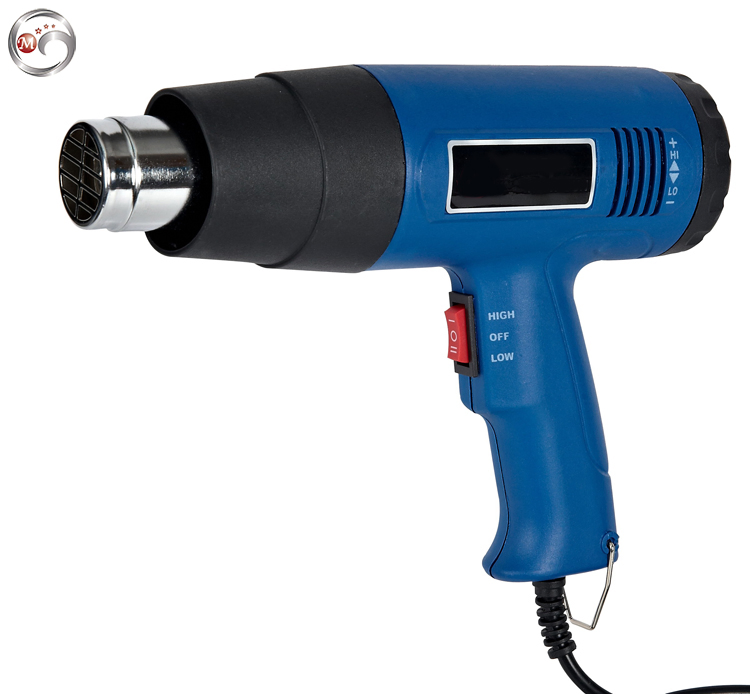 12.5 AMP Dual-Temperature Heat Gun Kit with High and Low Settingsdark Blue