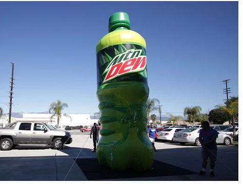 2023 New Mini on Desk Advertising Inflatable Beer Bottle