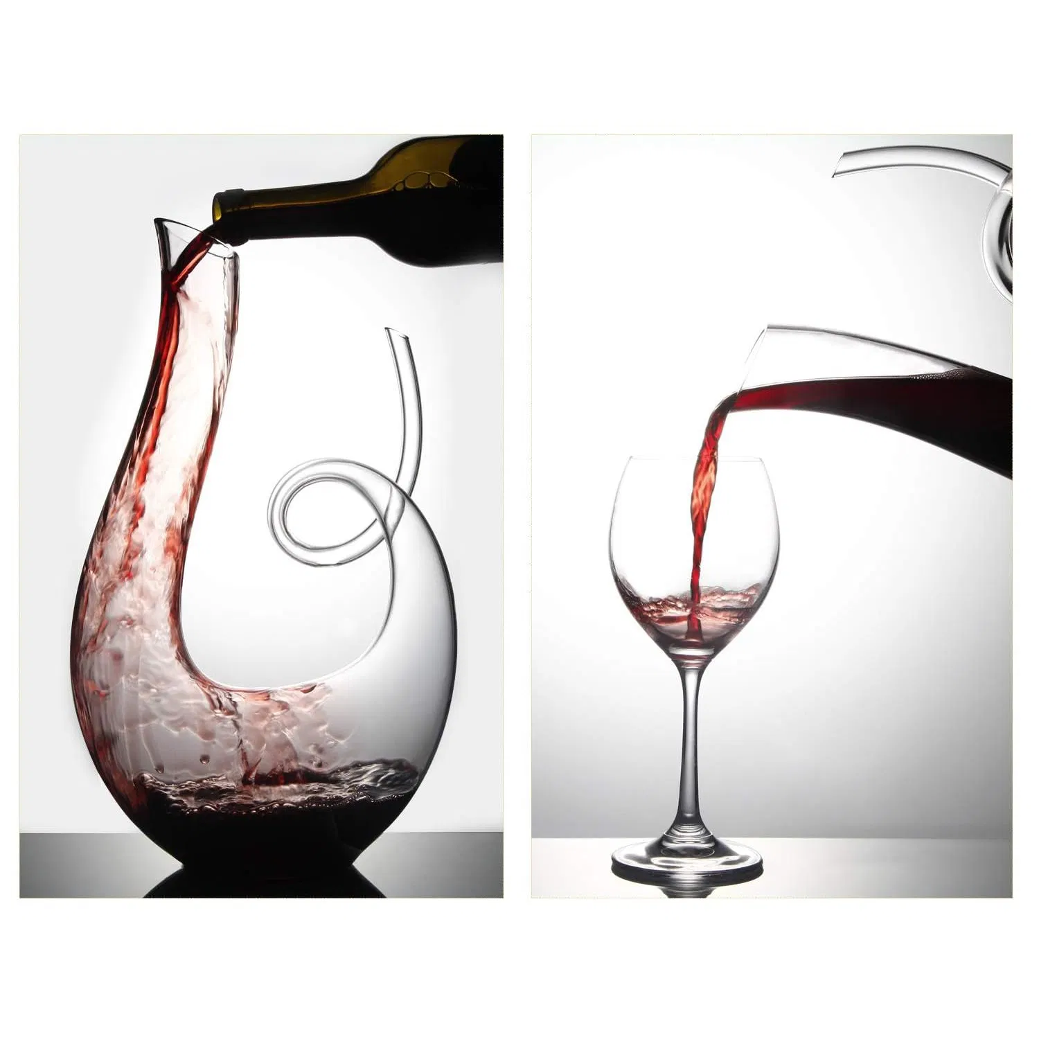 900ml 1000ml 1200ml 1400ml 2000ml Wine Glass Decanter Sparkling for Banshee Wines Baracchi Barco De Piedra