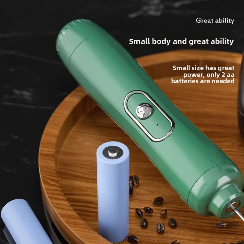 Mini Automatic Handheld Milk Frother Battery Operated Manual Beater Whisk Foam Maker