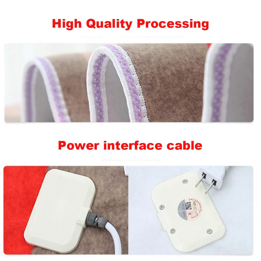 Hot Selling Warm Electric Heated Blanket Wearable Soft Plush Washable Throw Heated Blanket 160X120cm Size