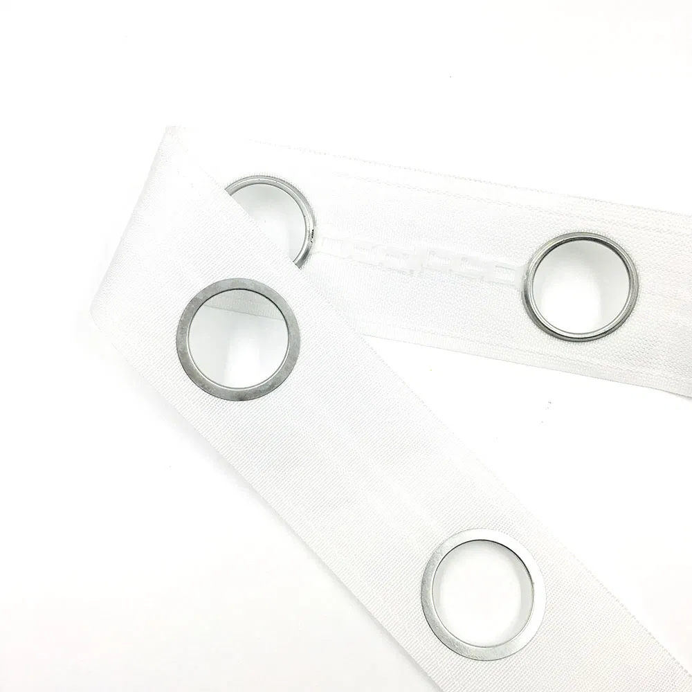 Professional White Polyester Nylon Curtain Eyelet Tape Eyelet Tape for Curtains