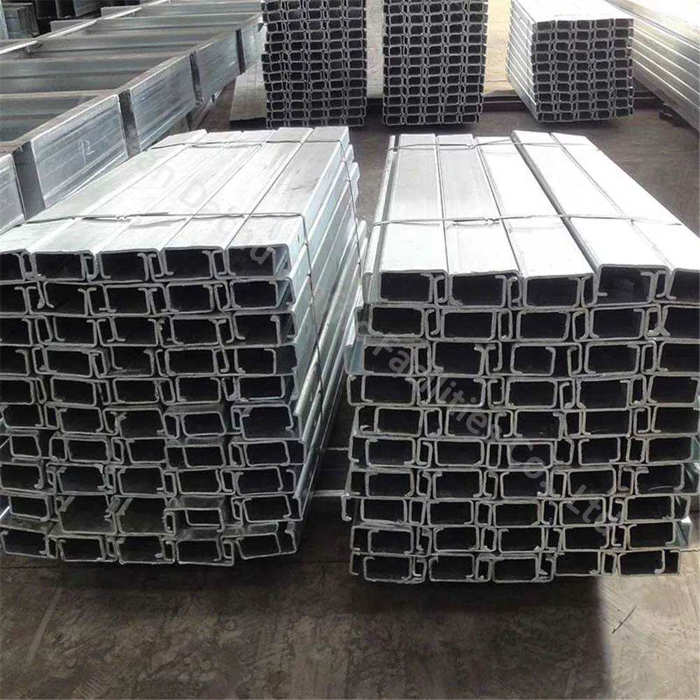 Guardrail Highway C Channel Hot Dipped Galvanized Steel Posts From Factory Customized for Roadside Traffic Safety Guardrail