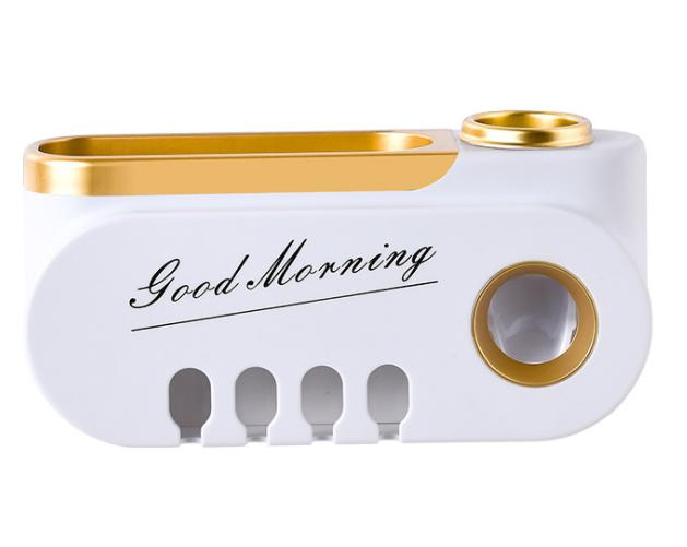 Creative Punch Free Hanging Bathroom Toothbrush Holder