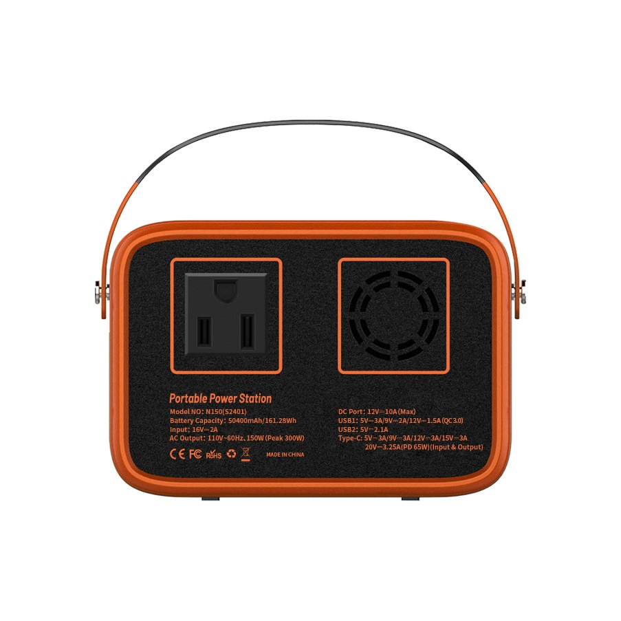 OEM ODM Power Bank 150W Outdoor Camping Energy Storage Mobile Generator Emergency Charger UPS Power Supply Solar Portable Power Station