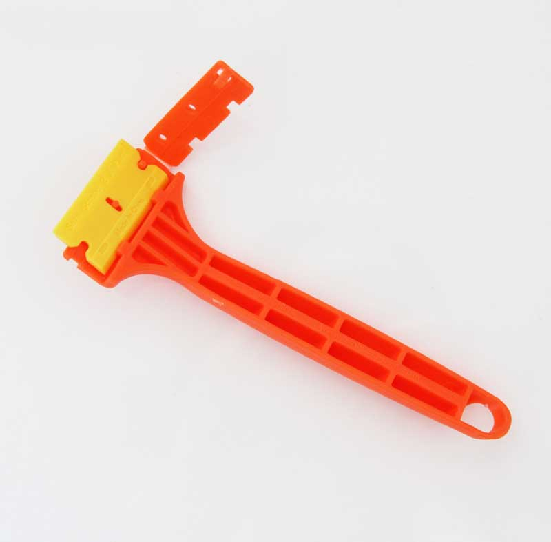 Hand Cleaning Scraper Plastic Razor Scraper with Double-Edged Plastic Blades