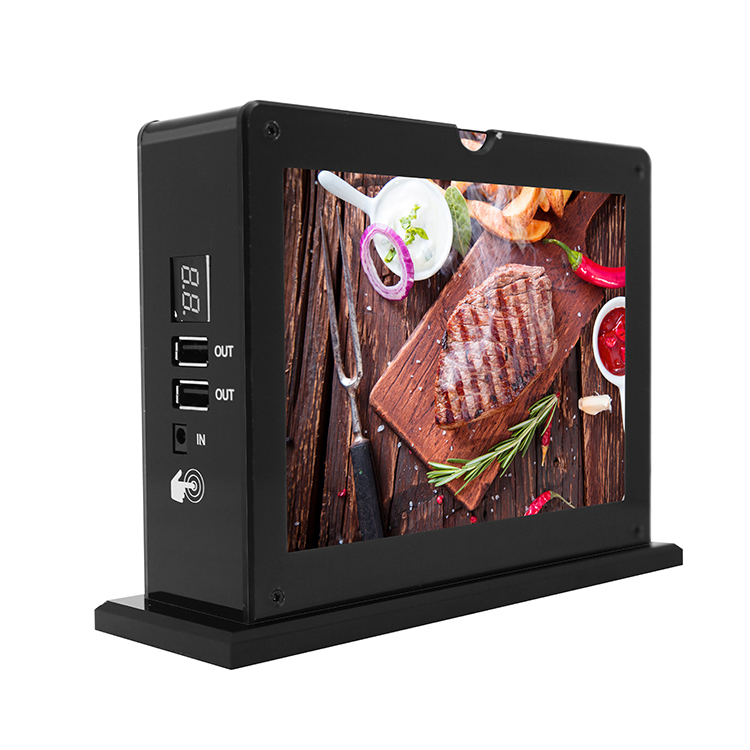 Рекламный стол-пауэрбанк для зарядки телефонов