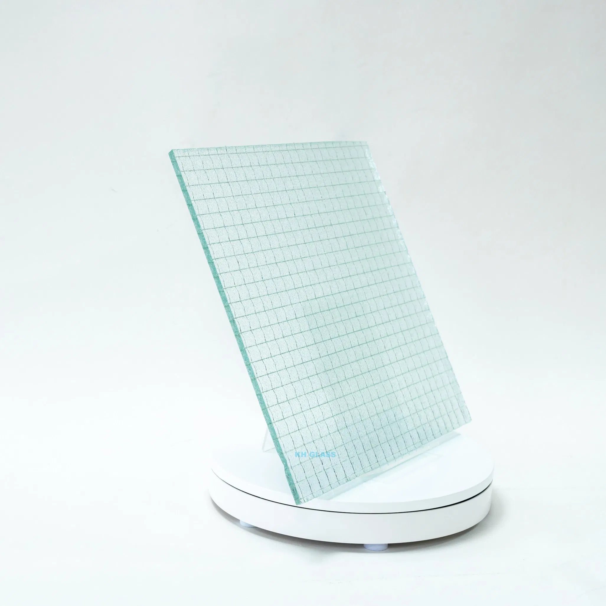 6mm 6.5mm 6.8mm Ultra Clear Flat /Clear Nashiji Fireproof Fire Prevention Safety Clear Wired Glass for Building/Indoor Partitions/Bathroom Doors/Windows