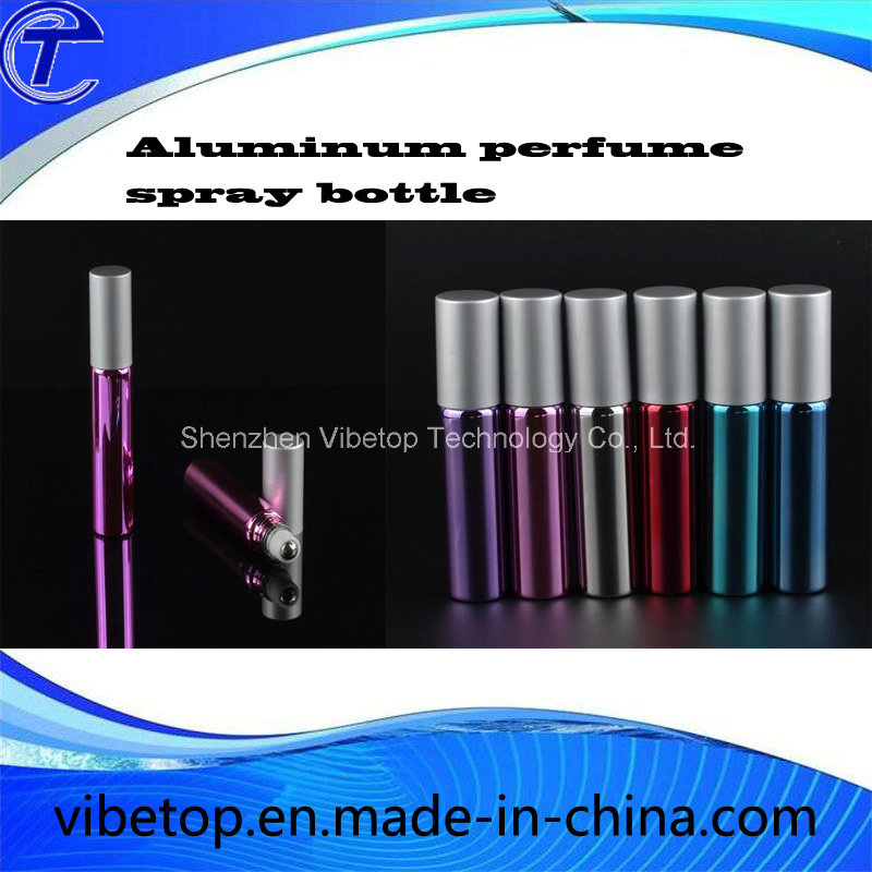 Aluminum 12ml Perfume Sprayer Atomizer Glass Bottles