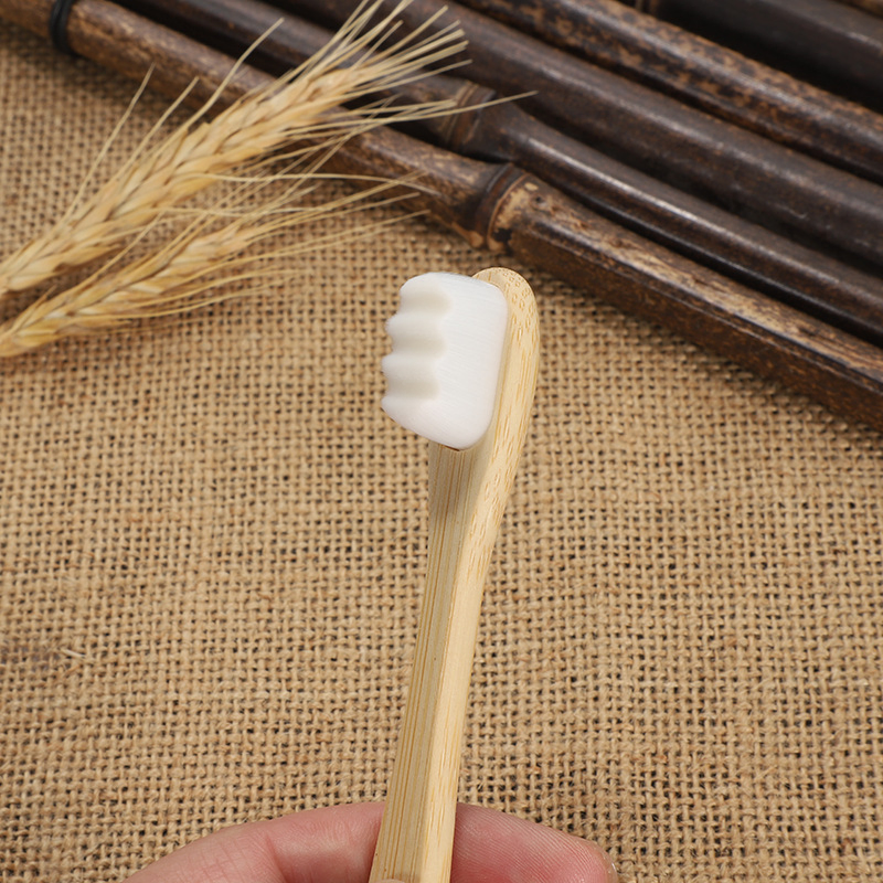 Wholesale Eco Friendly Soft Bristles Adult Bamboo Toothbrushes with Custom Logo