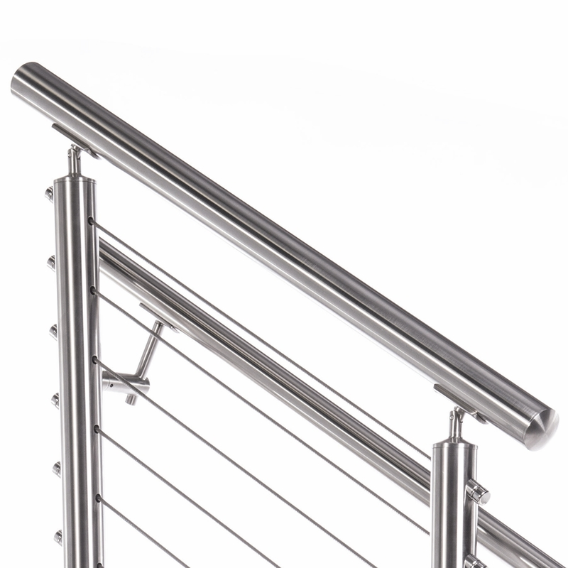 Factory Price Glass Railing Hardware Balustrade Cable Stainless Steel Railing for Decks