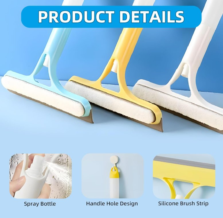 Window Cleaner Squeegee Brush Car Squeegee Cleaning Sponge