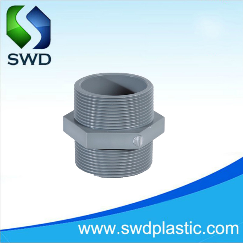 Plastic PVC Pn10 Male Adaptor Elbow Tee Pipe Fittings From Factory
