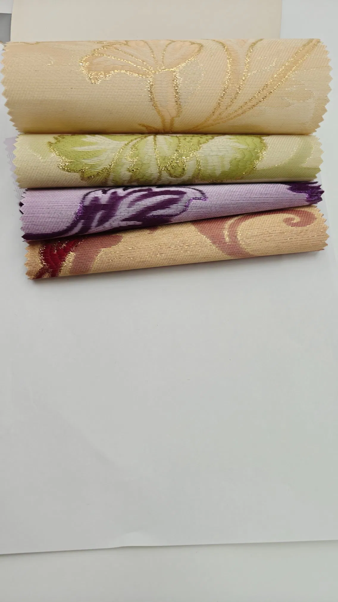 Elegant Four-Pleat Jacquard Zebra Roller Blinds for Modern Spaces