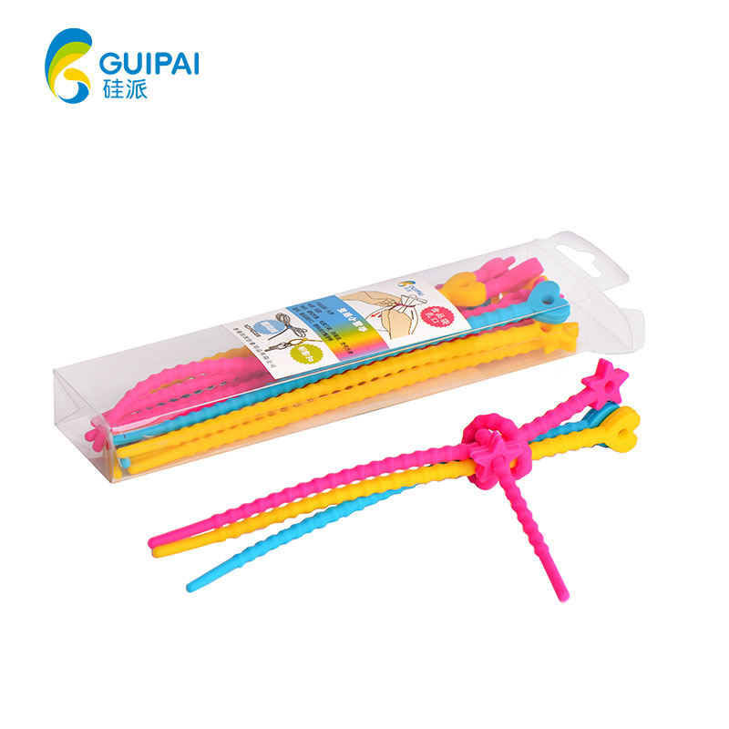Convenient Colorful Silicone Reusable Wire Cable Ties