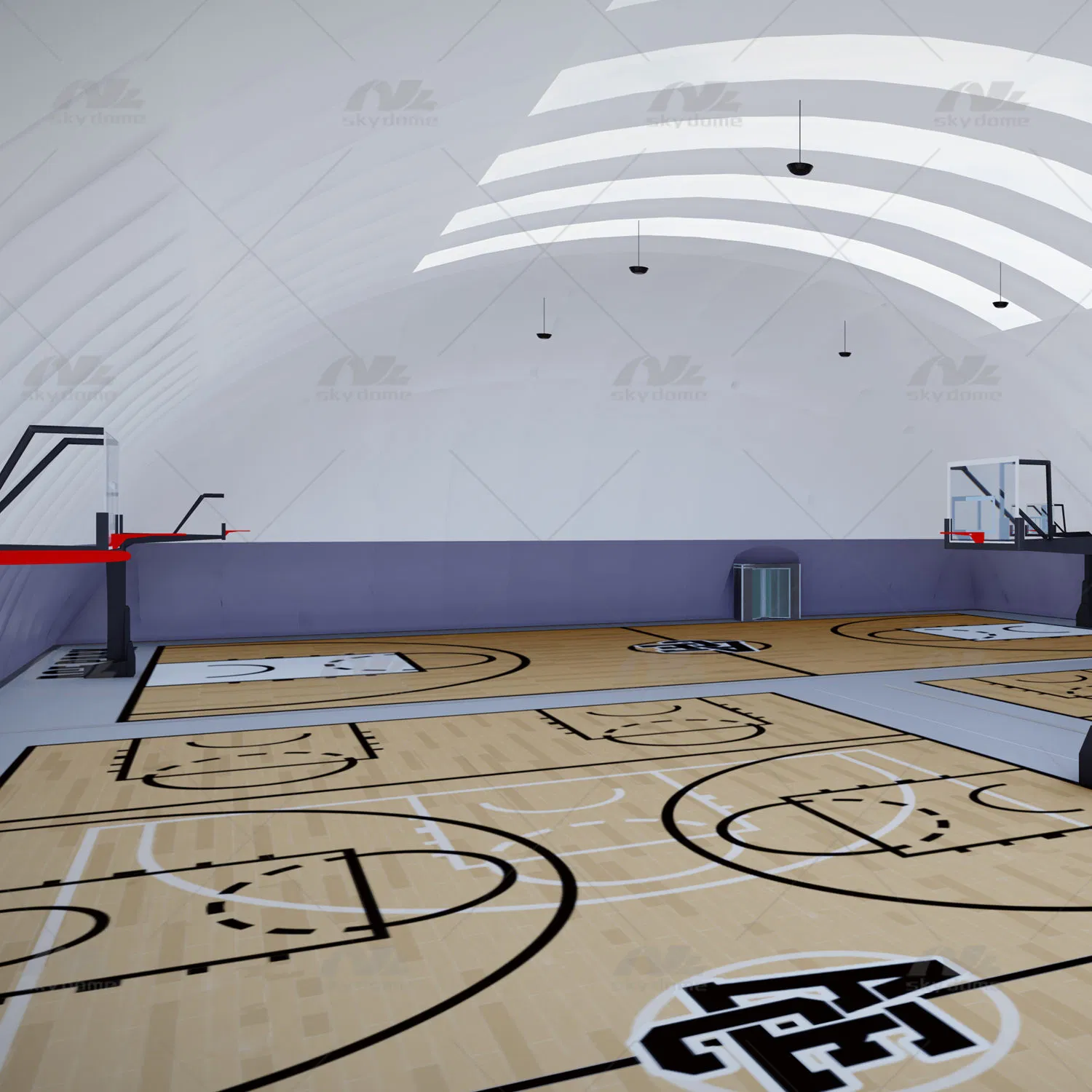 Sports Air Dome for Basketball Court on Rooftop