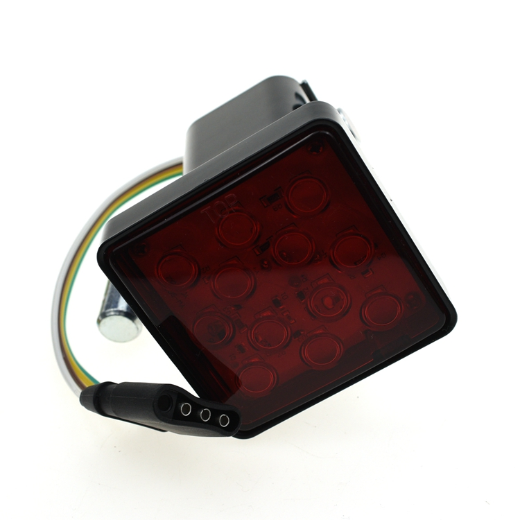 LED Trailer Hitch Cover with Brake Light for Car
