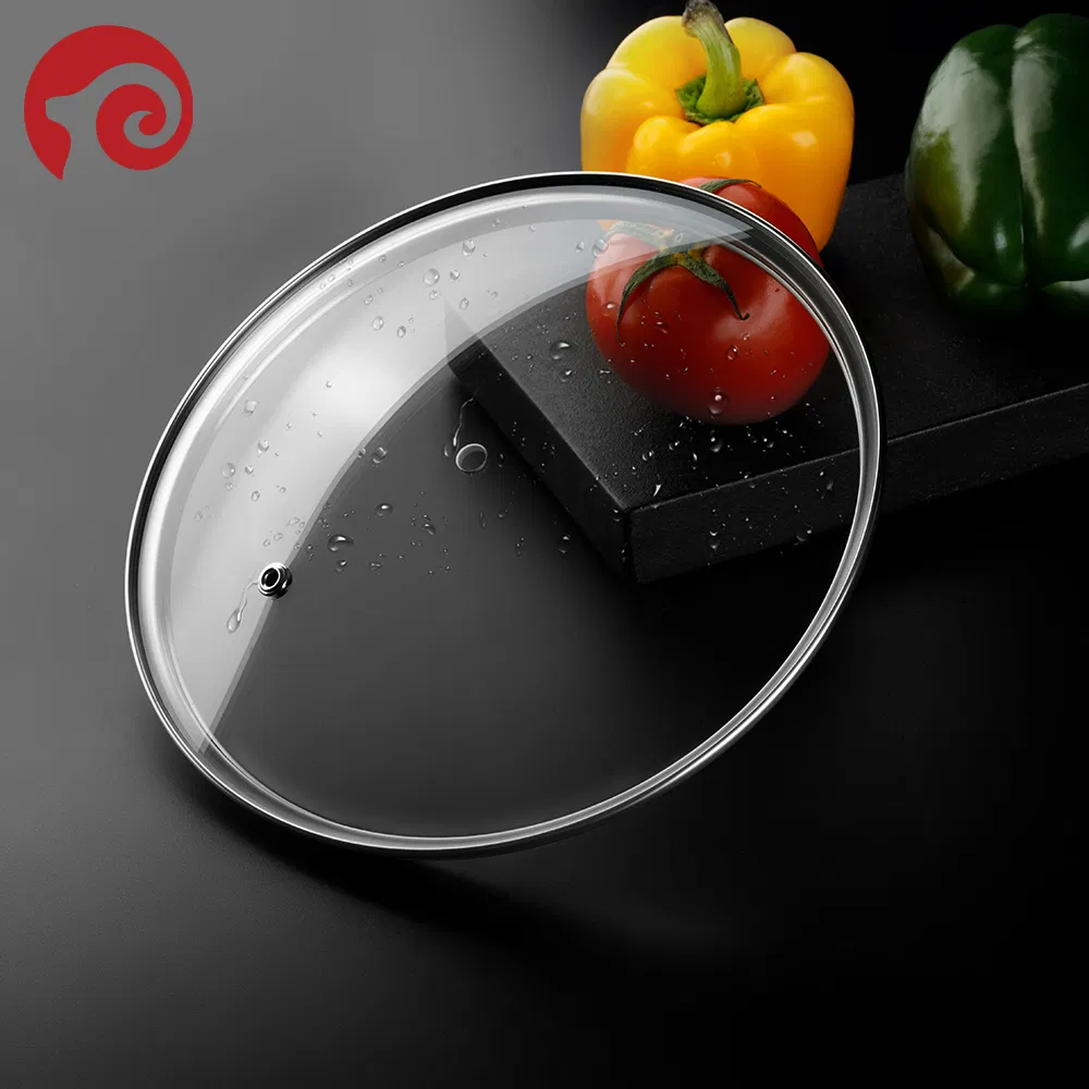 FDA LFGB G Type Tempered Glass Lids for Cookware Glass Pot