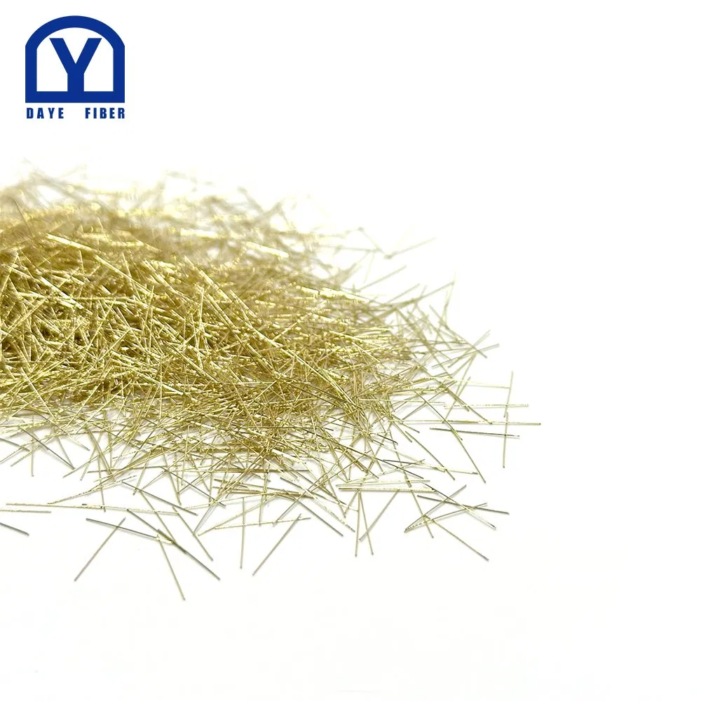 Uhpc Crimped Steel Fibre Brass Coated Micro Concrete Steel Fiber