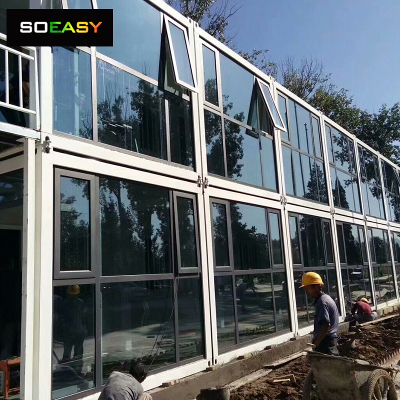 Hot Sale Temporary Offices Dormitories House Prefab Expandable Price Shipping Office Container